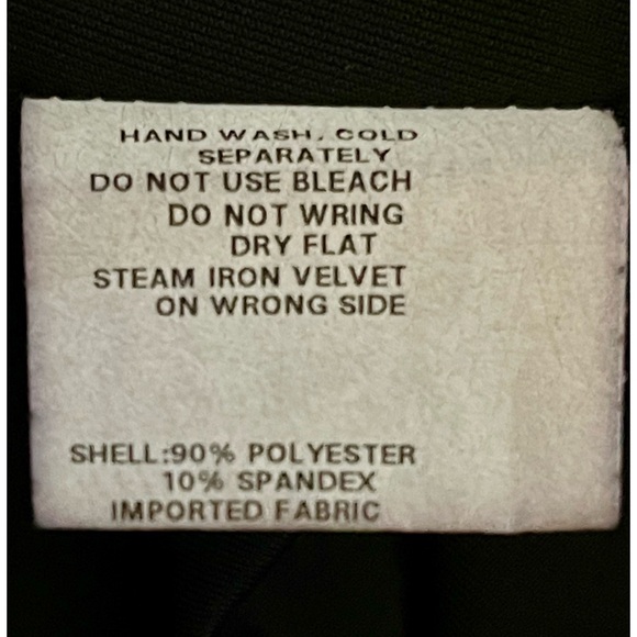 Scott Mclintock Millennium 2000 Vintage Black Velvet Maxi Skirt Size 10P - Picture 4 of 5